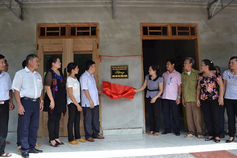 PC Thái Nguyên: Bàn giao nhà “Mái ấm công đoàn” cho gia đình chị Dương Thị Thanh.