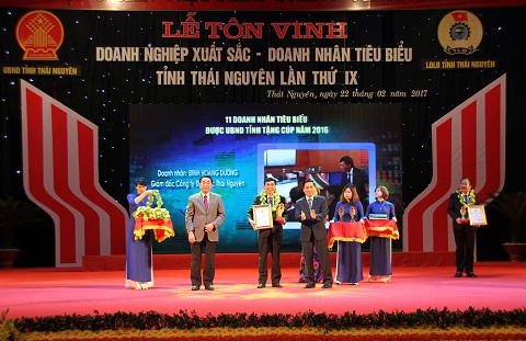 Công ty Điện lực Thái Nguyên được tôn vinh 