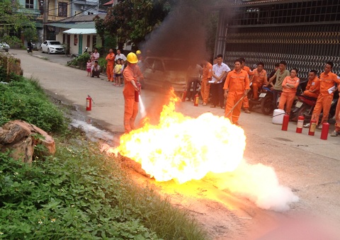 PC Thái Nguyên: Diễn tập phòng cháy, chữa cháy năm 2017