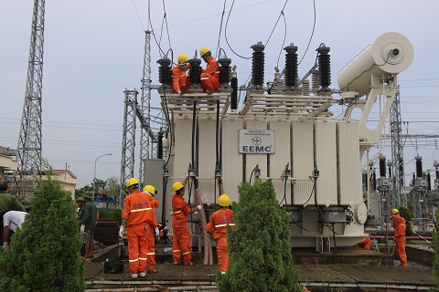 TCBC: EVNNPC đã khôi phục, đóng điện trở lại trạm biến áp 110kV Yên Bình 2