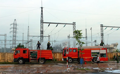 Thông tin về vụ hỏa hoạn tại trạm biến áp 110kV Yên Bình 2, Thái Nguyên