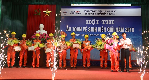 Hội thi An toàn vệ sinh viên giỏi năm 2018 Công ty Điện lực Thái Nguyên