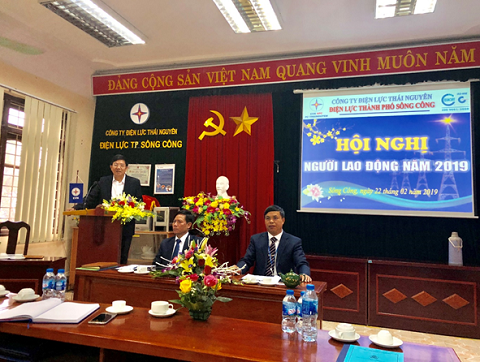 Điện lực Thành phố Công Công: Hội nghị người lao động năm 2019