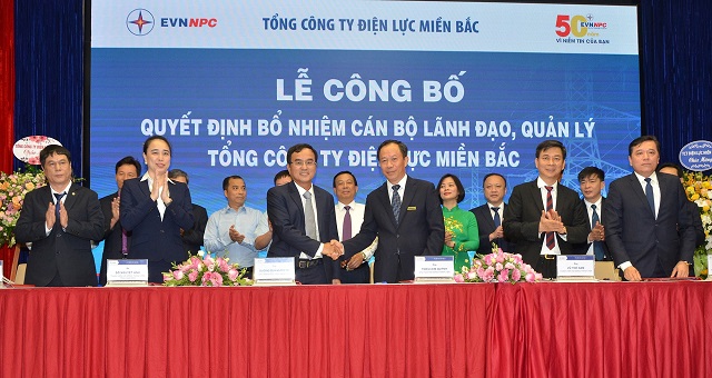 TCBC EVNNPC: Lễ công bố Quyết định bổ nhiệm cán bộ lãnh đạo, quản lý Tổng công ty Điện lực miền Bắc