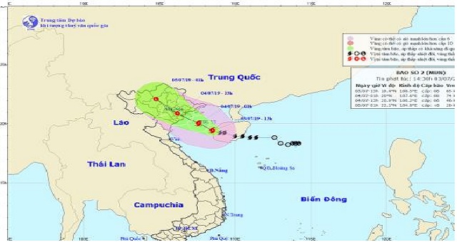 Tin bão khẩn cấp (Cơn bão số 2)