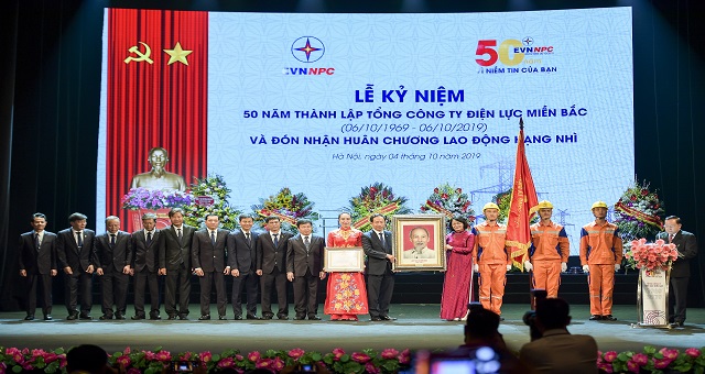 TCBC: Lễ kỷ niệm 50 năm ngày thành lập (6/10/1969-6/10/2019) và đón nhận Huân chương lao động Hạng Nhì của Tổng công ty Điện lực miền Bắc