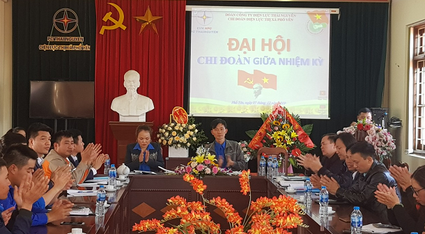 Đại hội Chi đoàn Điện lực Thị xã Phổ Yên nhiệm kỳ 2019-2022