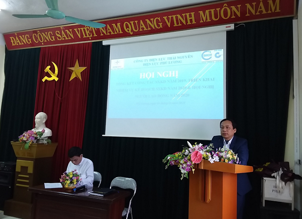 Điện lực Phú Lương tổng kết công tác sản xuất kinh doanh năm 2019 và Hội nghị người lao động năm 2020