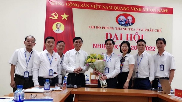 Đại hội Chi bộ Phòng Thanh tra bảo vệ Pháp chế nhiệm kỳ 2020-2022