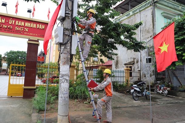 PC Thái Nguyên đảm bảo cung cấp điện trong dịp Quốc khánh 2/9