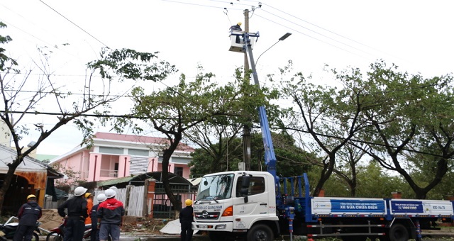 Thông tin nhanh về tình hình ảnh hưởng bão số 9 (Molave) đến vận hành nguồn và lưới điện khu vực miền Trung, cập nhật lúc 9h00 ngày 29/10/2020