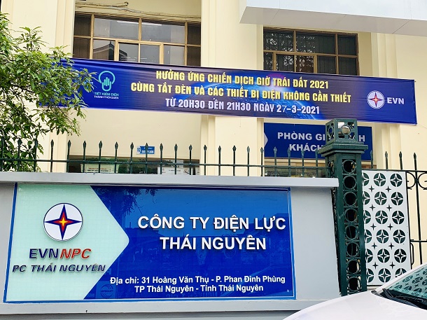 PC Thái Nguyên tuyên truyền sử dụng điện tiết kiệm, hiệu quả và hưởng ứng sự kiện Giờ trái đất năm 2021