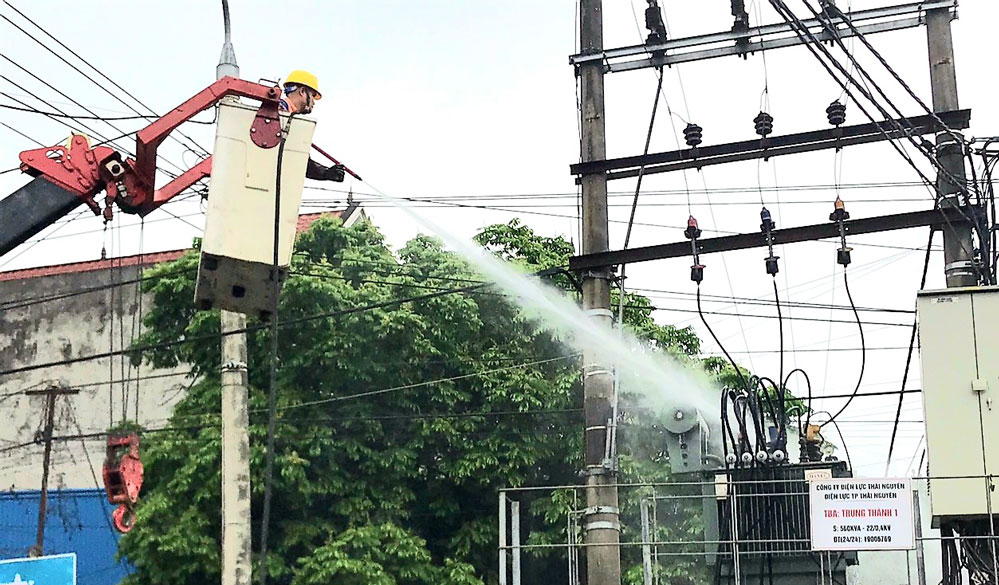 Điện lực T.P Thái Nguyên đảm bảo cấp điện ổn định