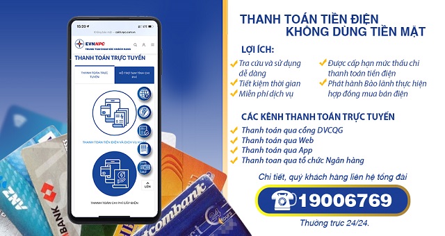 Khuyến nghị khách hàng thanh toán dịch vụ trực tuyến - phòng chống COVID – 19