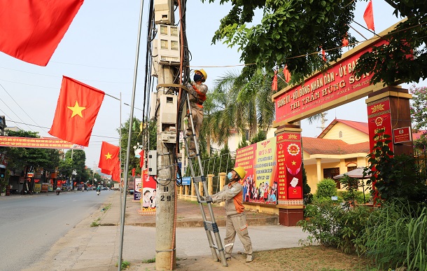 Sẵn sàng các phương án đảm bảo cấp điện an toàn, liên tục, ổn định phục vụ trước, trong và sau cuộc bầu cử trên địa bàn huyện Đại Từ