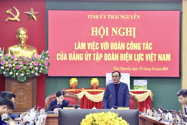 Tập đoàn Điện lực Việt Nam làm việc với tỉnh Thái Nguyên