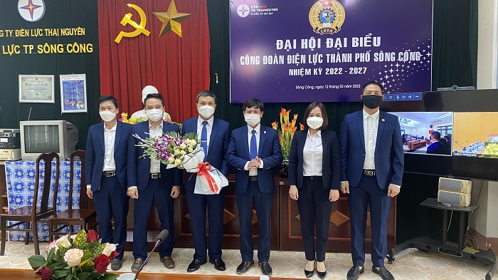 Đại hội đại biểu Công đoàn Điện lực Thành phố Sông Công nhiệm kỳ 2022-2027 thành công tốt đẹp