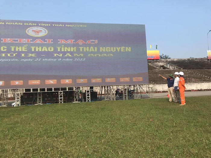 PC Thái Nguyên đảm bảo cấp điện phục vụ Đại hội Thể dục thể thao năm 2022