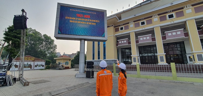 Điện lực TP Thái Nguyên tham gia và đảm bảo cấp điện ổn định phục vụ diễn tập khu vực phòng thủ của tỉnh năm 2022