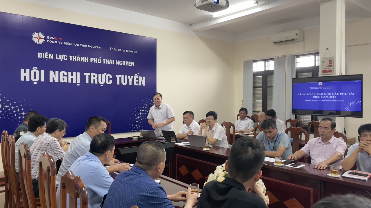 Hội thảo công tác dự báo phụ tải điện cho khách hàng năm 2024 trên địa bàn thành phố Thái Nguyên