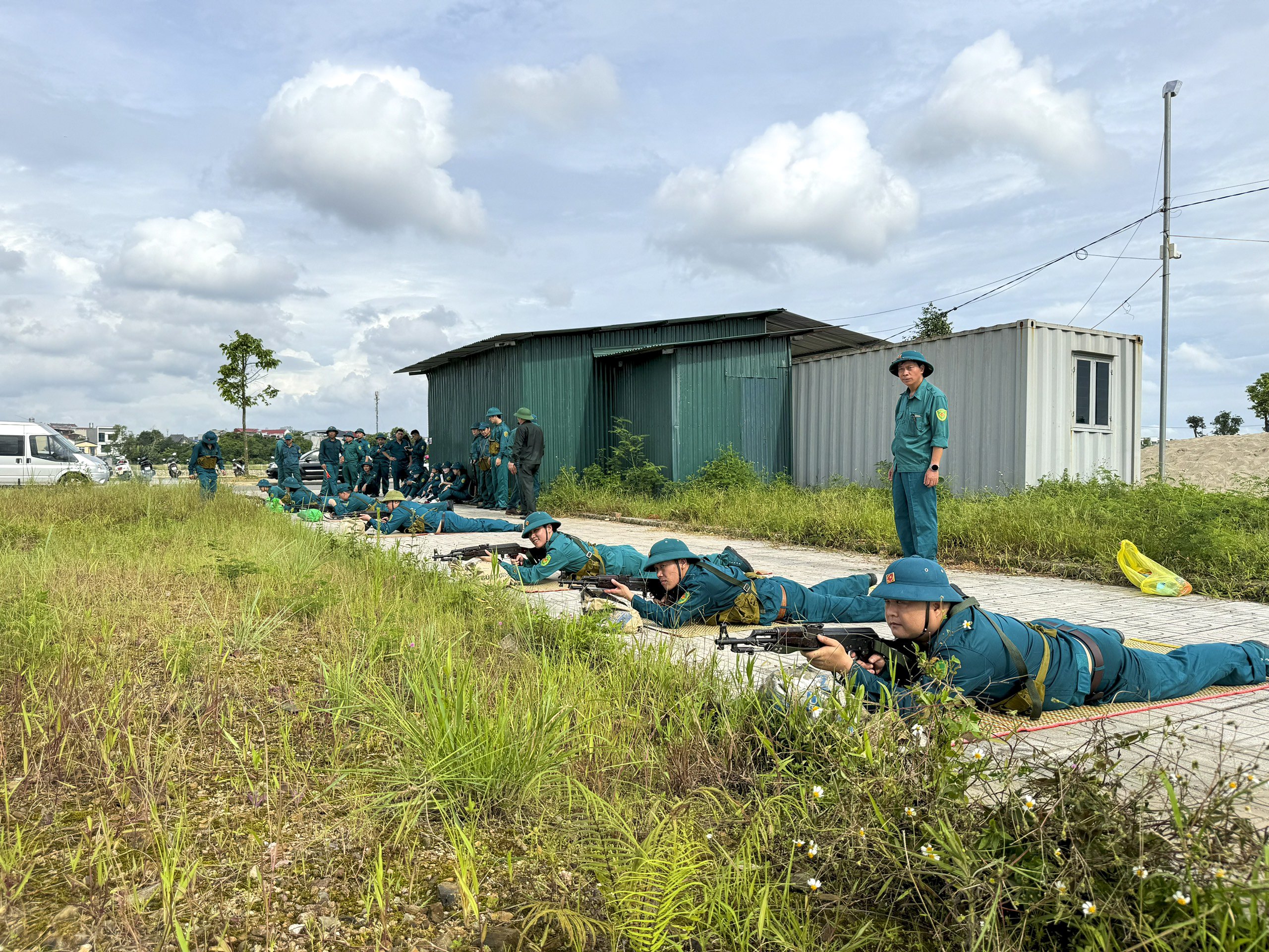 PC Thái Nguyên tham gia huấn luyện Dân quân tự vệ năm 2024