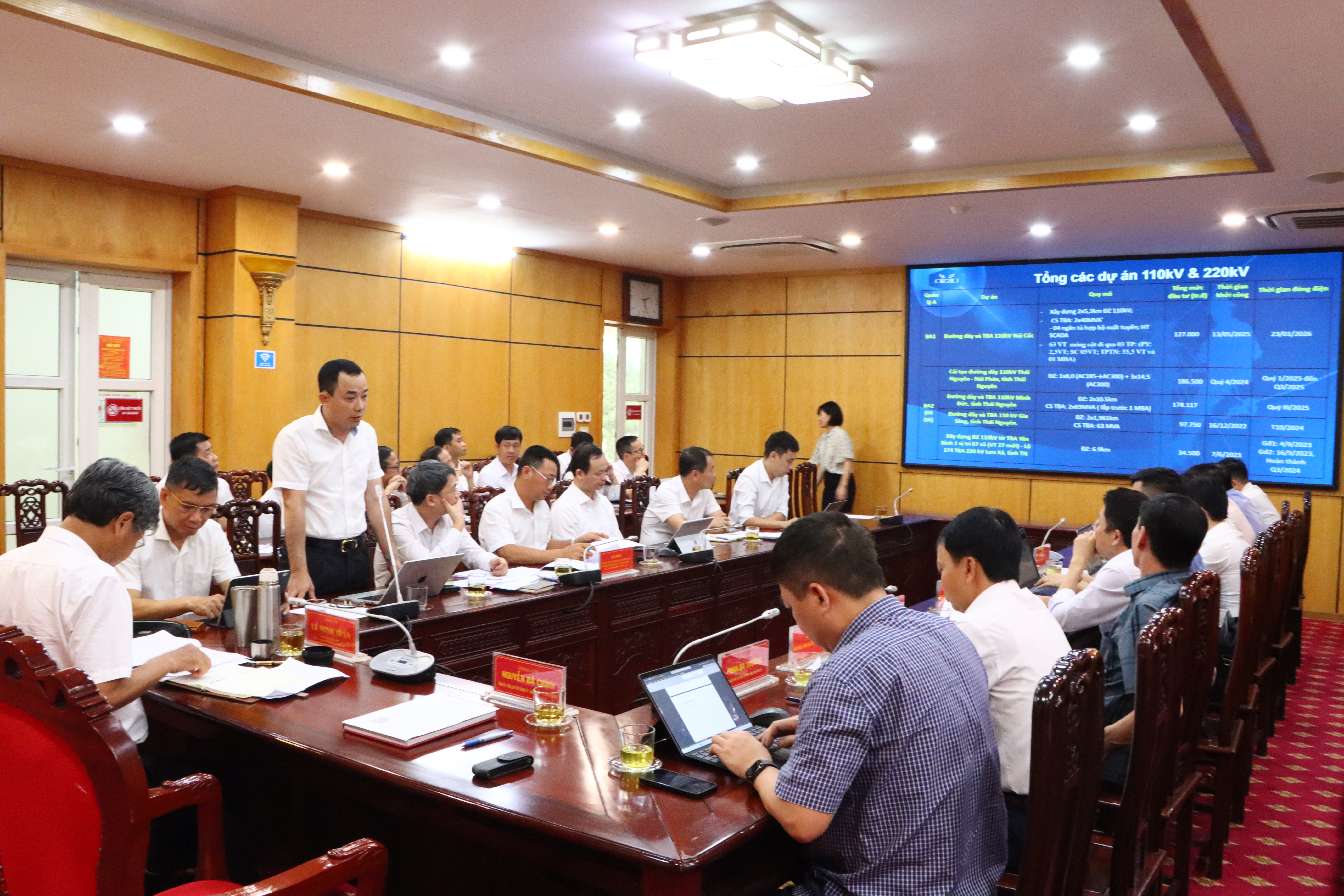 Ra soát công tác triển khai thực hiện các dự án lưới điện trên địa bàn tỉnh Thái Nguyên
